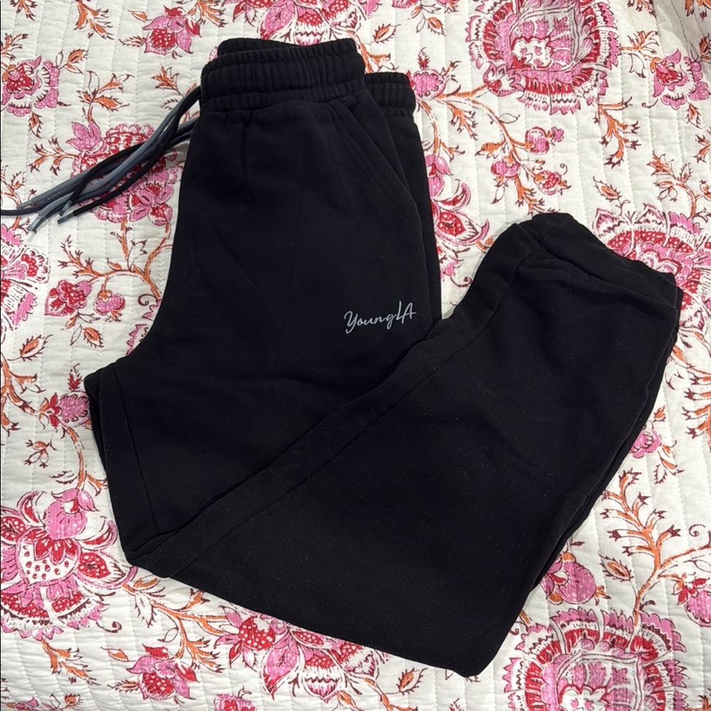 Young LA Black Jogger Pants